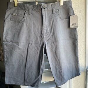 NWT Men’s Vans Walter Board Shorts, Size 32, Gray Twill